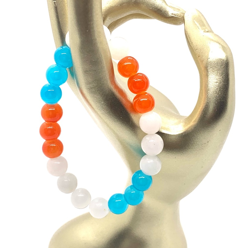 [Popsicle] Stretchy Glass Beaded Bracelet